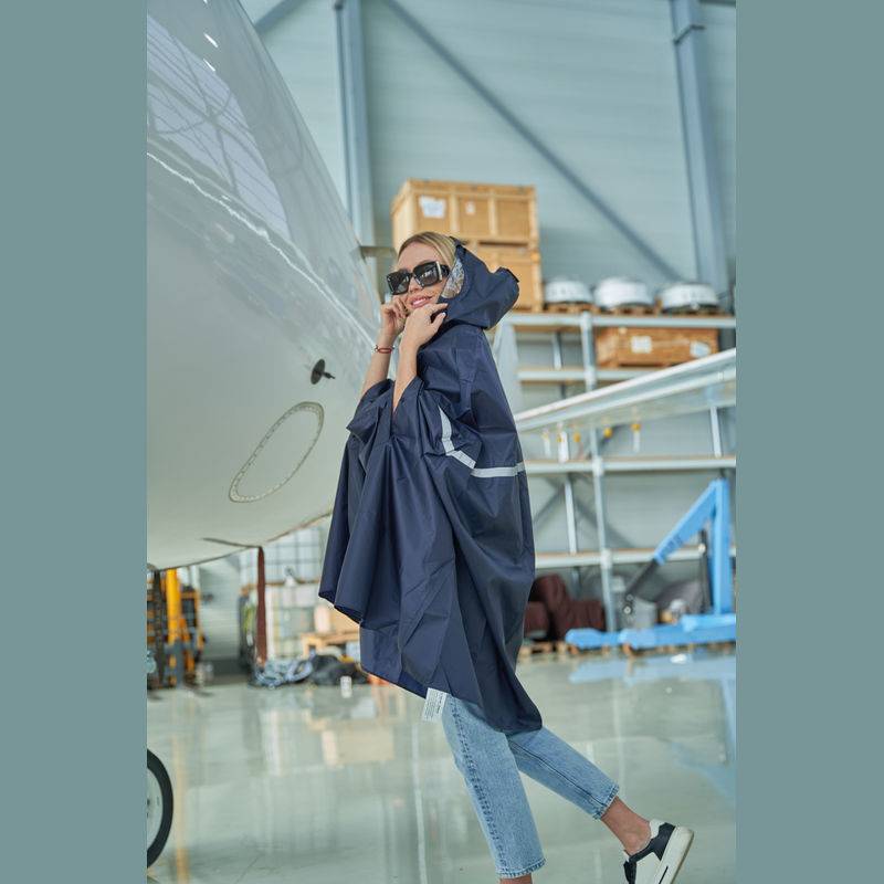 Pončo do deště, modrá Pončo do deště, modrá