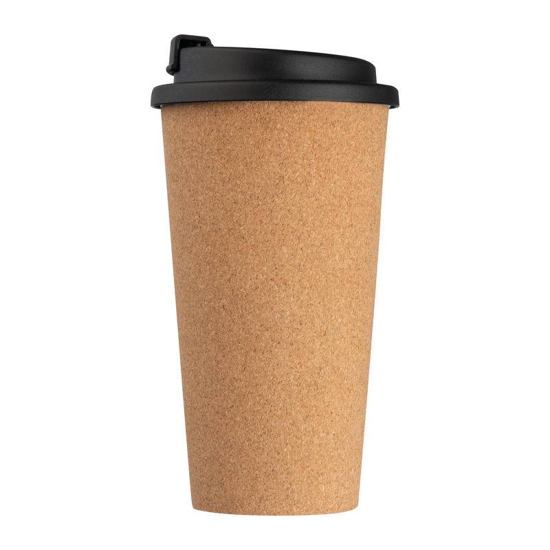 Pohár na pití s ??korkovým povrchem, hnědá béžová Pohár na pití s ??korkovým povrchem, hnědá béžová