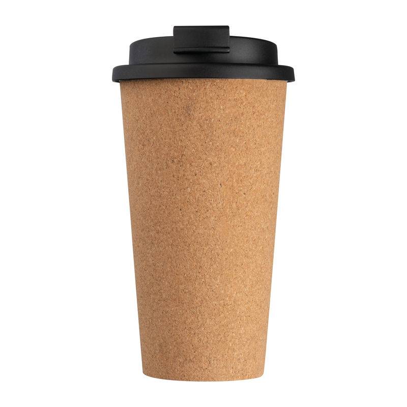 Pohár na pití s ??korkovým povrchem, hnědá béžová Pohár na pití s ??korkovým povrchem, hnědá béžová