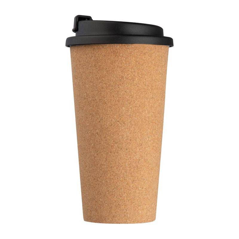 Pohár na pití s ??korkovým povrchem, hnědá béžová Pohár na pití s ??korkovým povrchem, hnědá béžová