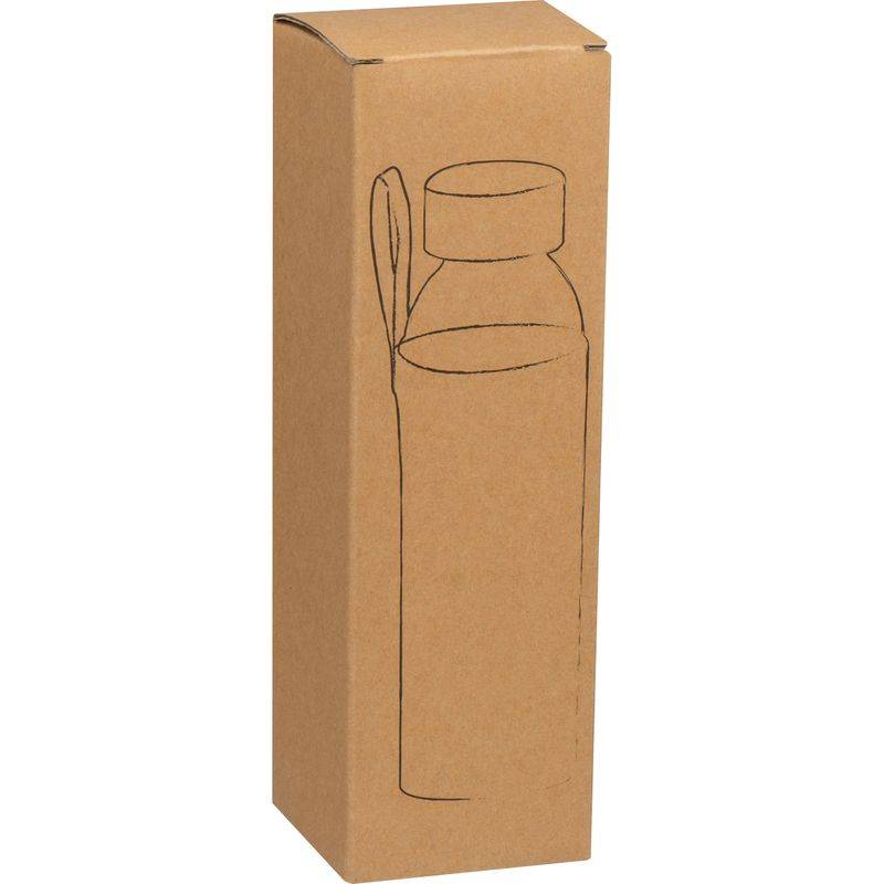 Skleněná láhev s jutovým povrchem 500 ml, vícebarevná Skleněná láhev s jutovým povrchem 500 ml, vícebarevná