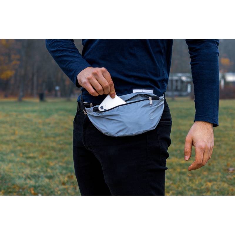 Reflexní ledvinka, šedá Reflexní ledvinka, šedá