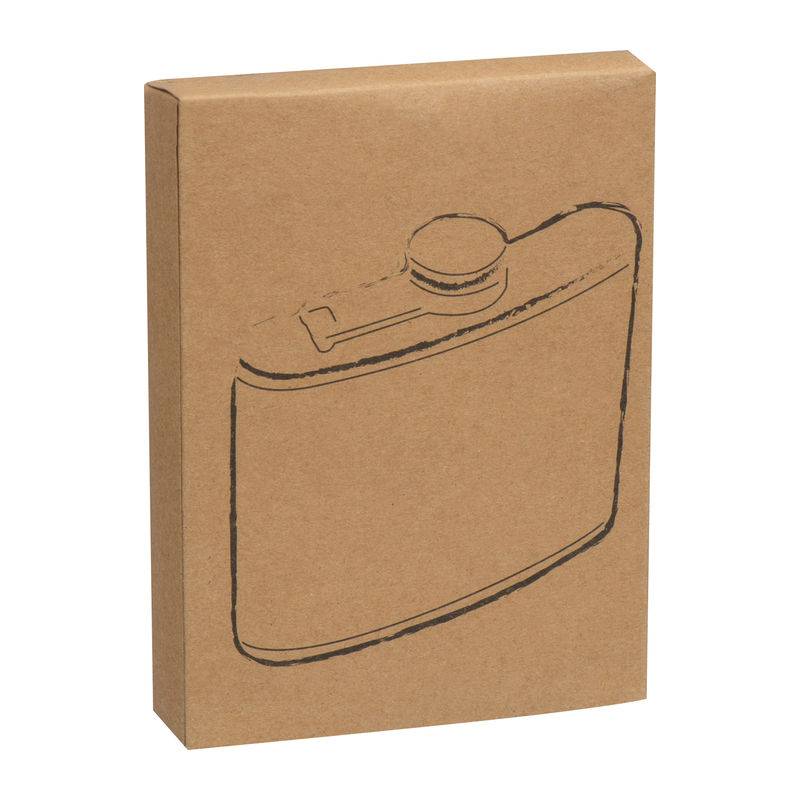 Nerezová ploskačka, 170 ml, hnedá Nerezová ploskačka, 170 ml, hnedá