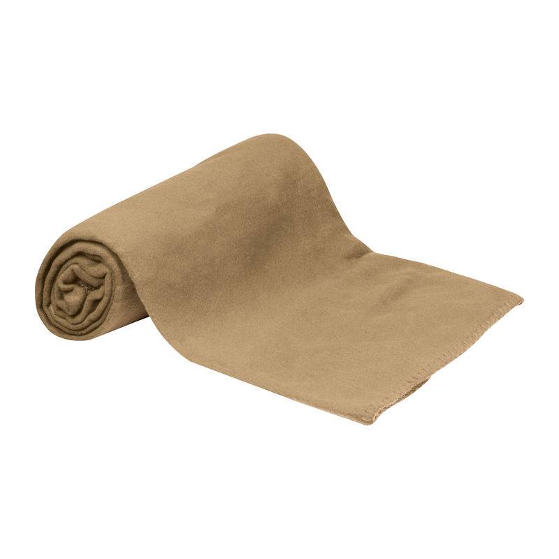 Flísová RPET přikrývka, hnědá béžová Flísová RPET přikrývka, hnědá béžová