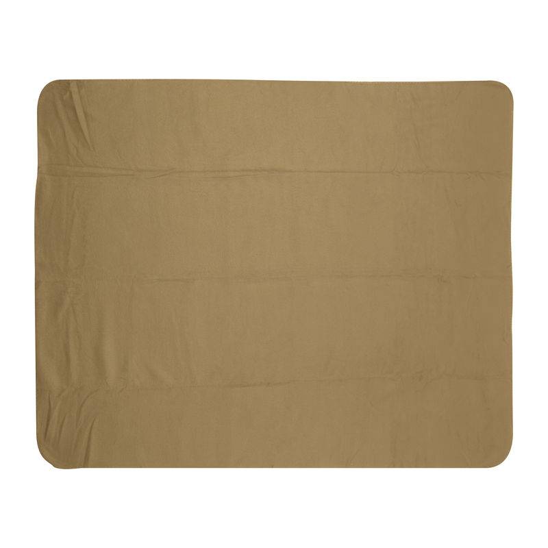Flísová RPET přikrývka, hnědá béžová Flísová RPET přikrývka, hnědá béžová