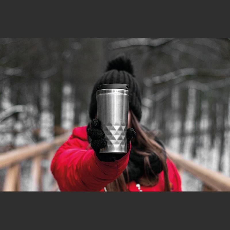 Termoska , 400 ml, šedá Termoska , 400 ml, šedá