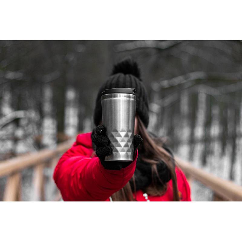 Termoska , 400 ml, šedá Termoska , 400 ml, šedá