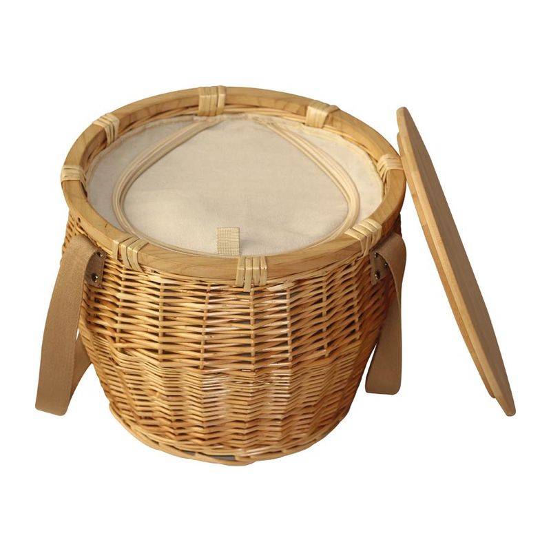 Ratanový piknikový kôš Mark Twain, hnedá béžová Ratanový piknikový kôš Mark Twain, hnedá béžová
