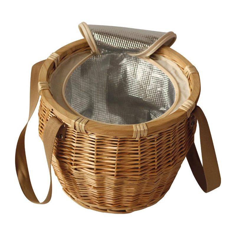 Ratanový piknikový kôš Mark Twain, hnedá béžová Ratanový piknikový kôš Mark Twain, hnedá béžová