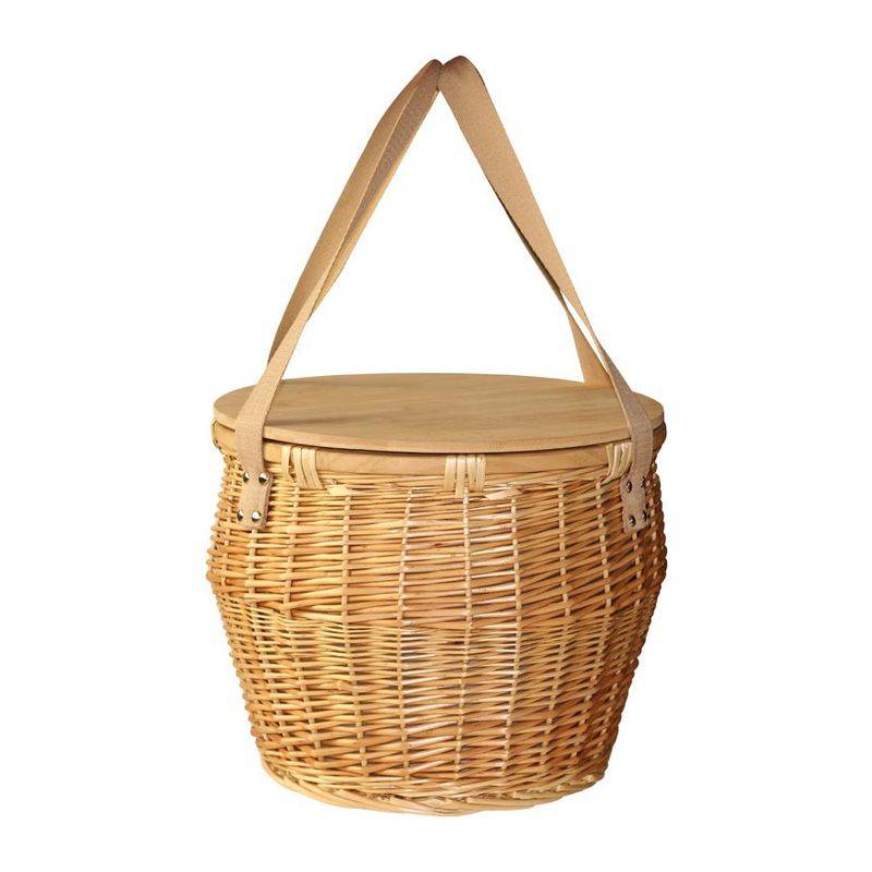 Ratanový piknikový kôš Mark Twain, hnedá béžová Ratanový piknikový kôš Mark Twain, hnedá béžová