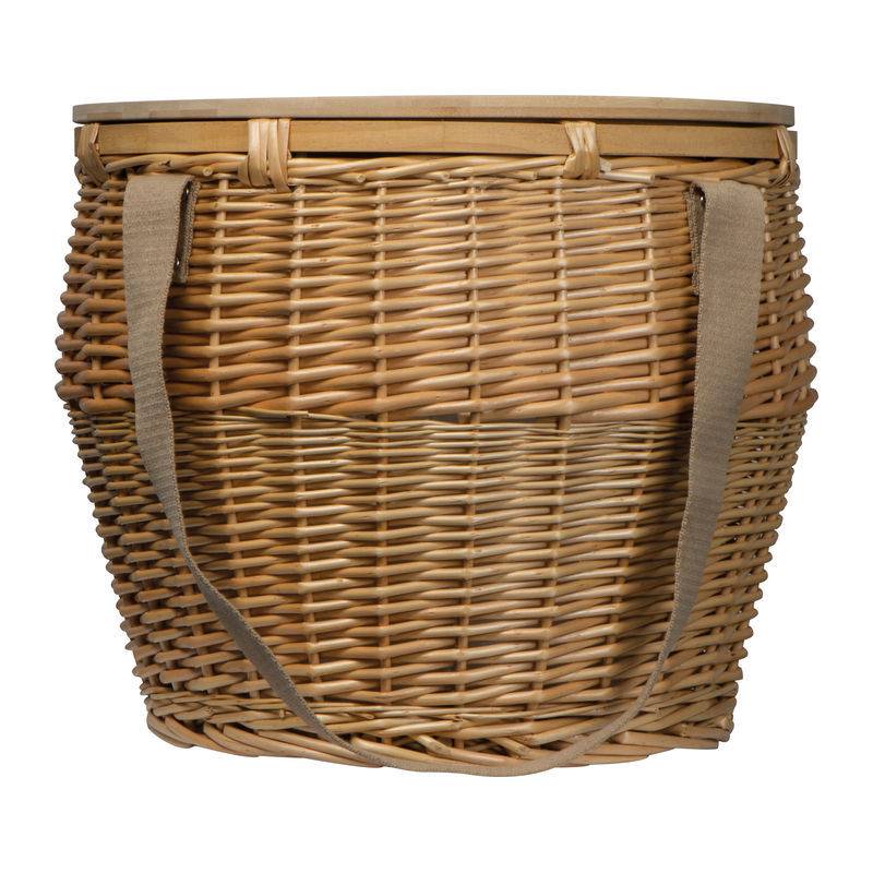 Ratanový piknikový kôš Mark Twain, hnedá béžová Ratanový piknikový kôš Mark Twain, hnedá béžová