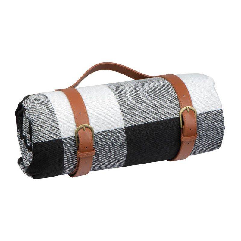 Pikniková deka s popruhem přes rameno, vícebarevná Pikniková deka s popruhem přes rameno, vícebarevná