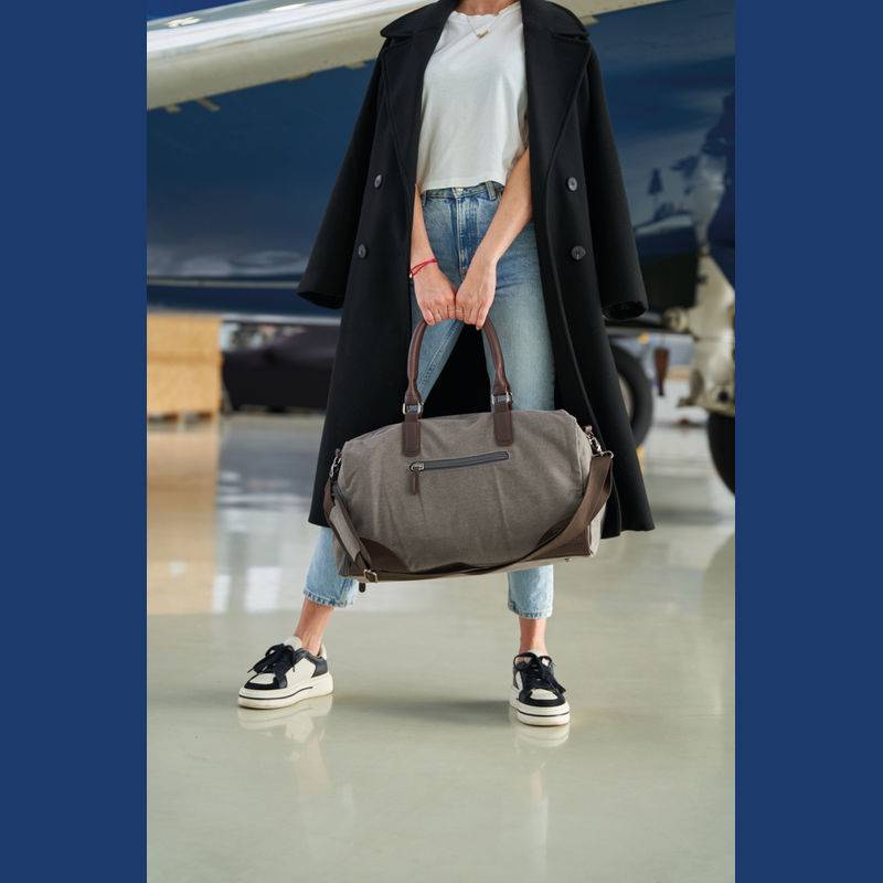 Mark Twain Weekender, hnedá béžová Mark Twain Weekender, hnedá béžová