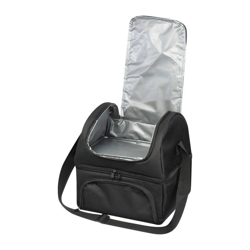 Chladiaca taška s nádobou na potraviny, čierna Chladiaca taška s nádobou na potraviny, čierna