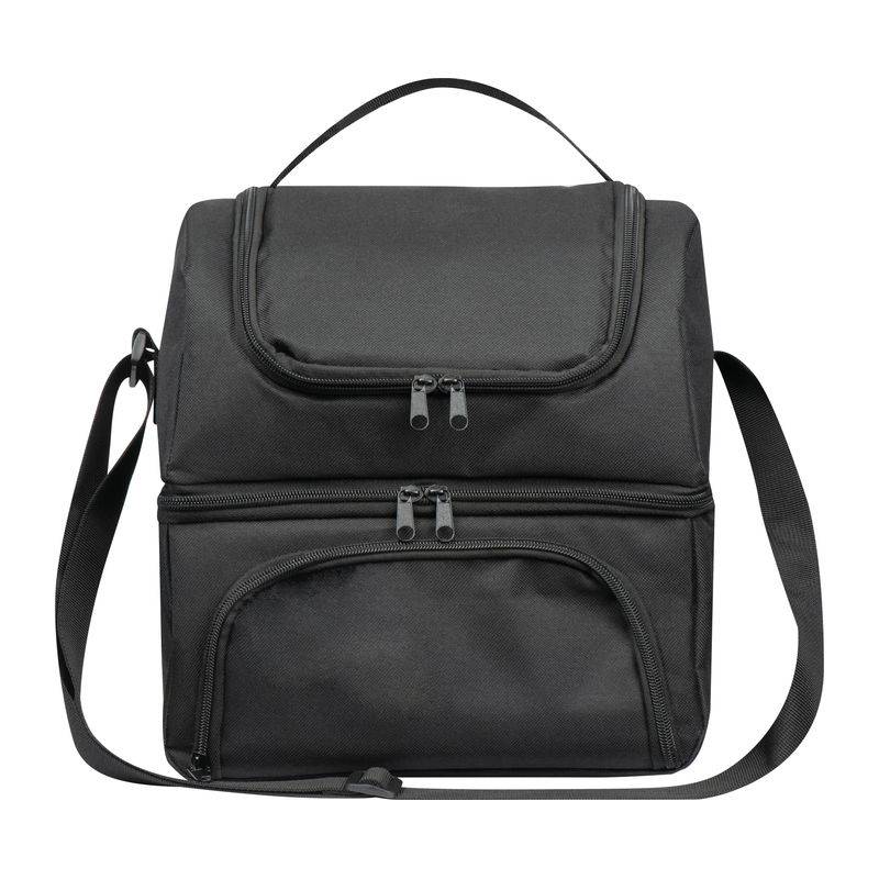 Chladiaca taška s nádobou na potraviny, čierna Chladiaca taška s nádobou na potraviny, čierna