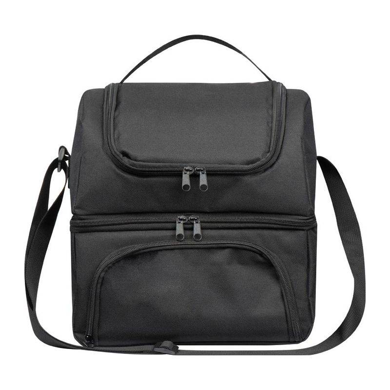 Chladiaca taška s nádobou na potraviny, čierna Chladiaca taška s nádobou na potraviny, čierna