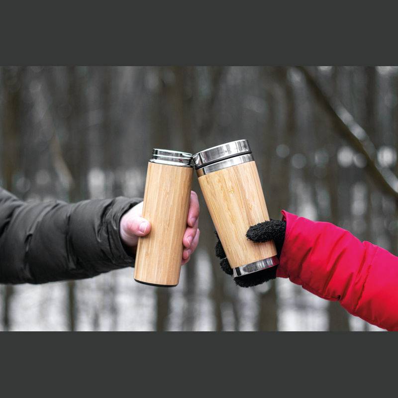 Sada pohára 400ml a termosky 350ml, hnedá béžová Sada pohára 400ml a termosky 350ml, hnedá béžová