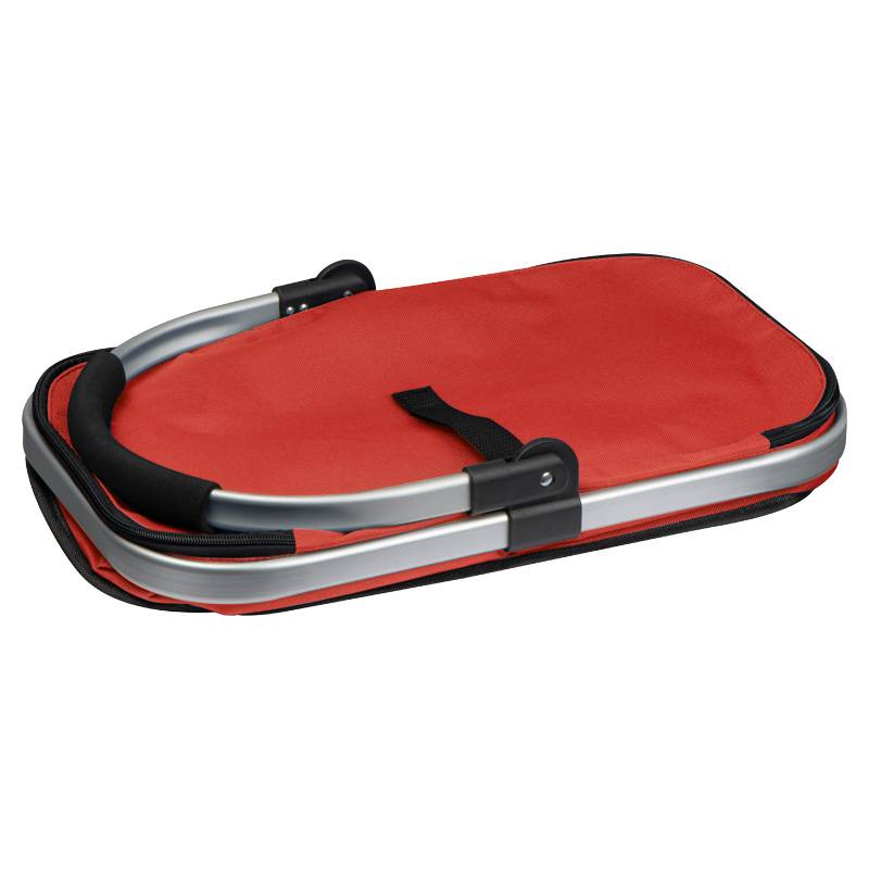 Nákupní košík s chladící přihrádkou, červená Nákupní košík s chladící přihrádkou, červená