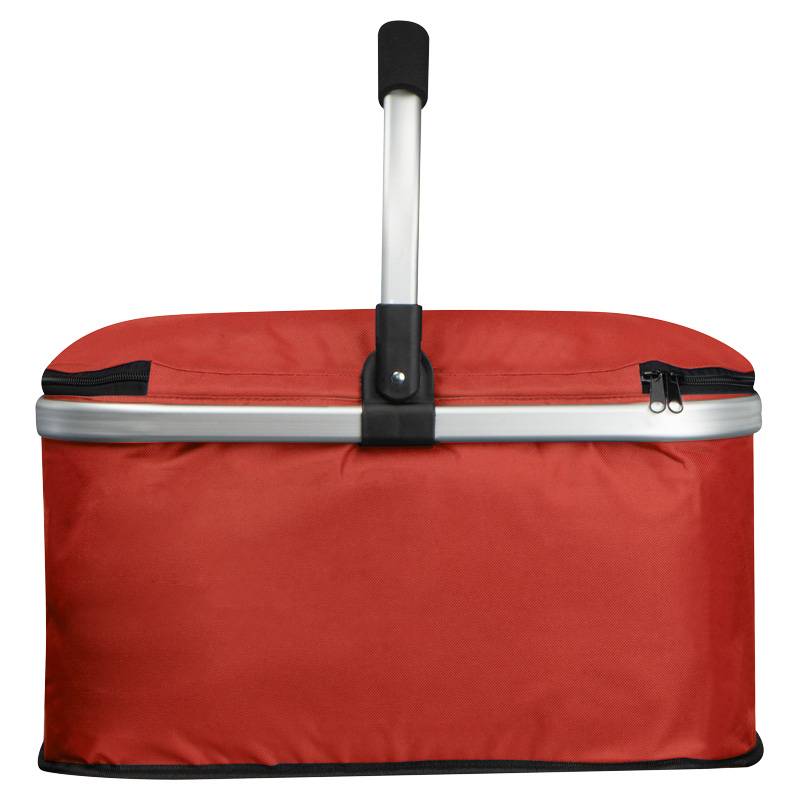 Nákupní košík s chladící přihrádkou, červená Nákupní košík s chladící přihrádkou, červená