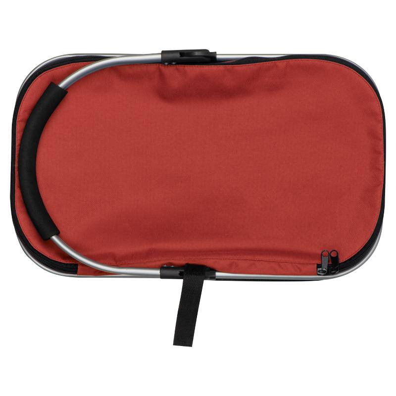 Nákupní košík s chladící přihrádkou, červená Nákupní košík s chladící přihrádkou, červená