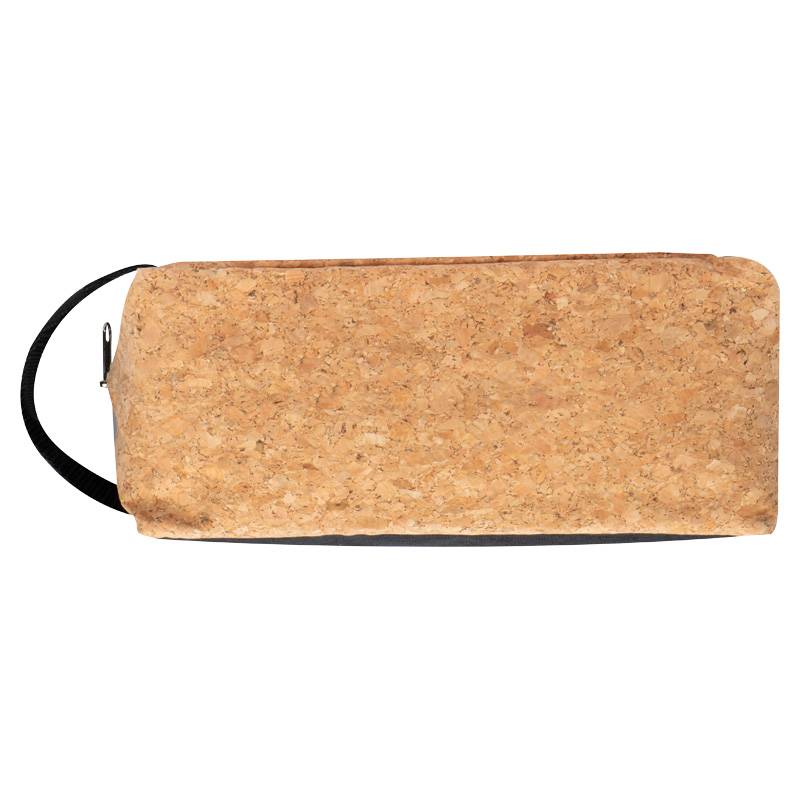 Kosmetická taštička s korkovým dnem, černá Kosmetická taštička s korkovým dnem, černá