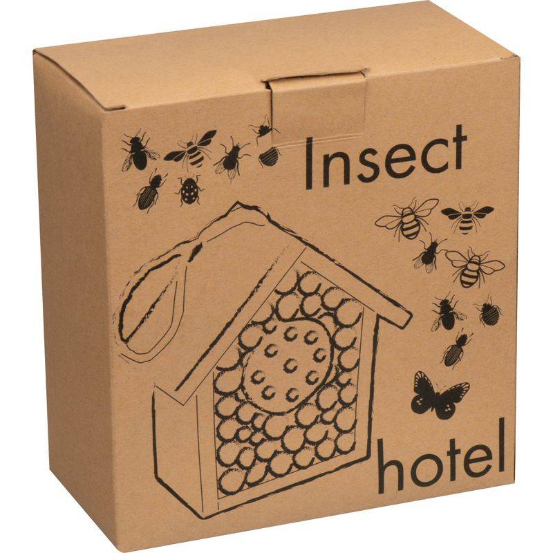Hmyzí hotel z dreva, hnedá béžová Hmyzí hotel z dreva, hnedá béžová
