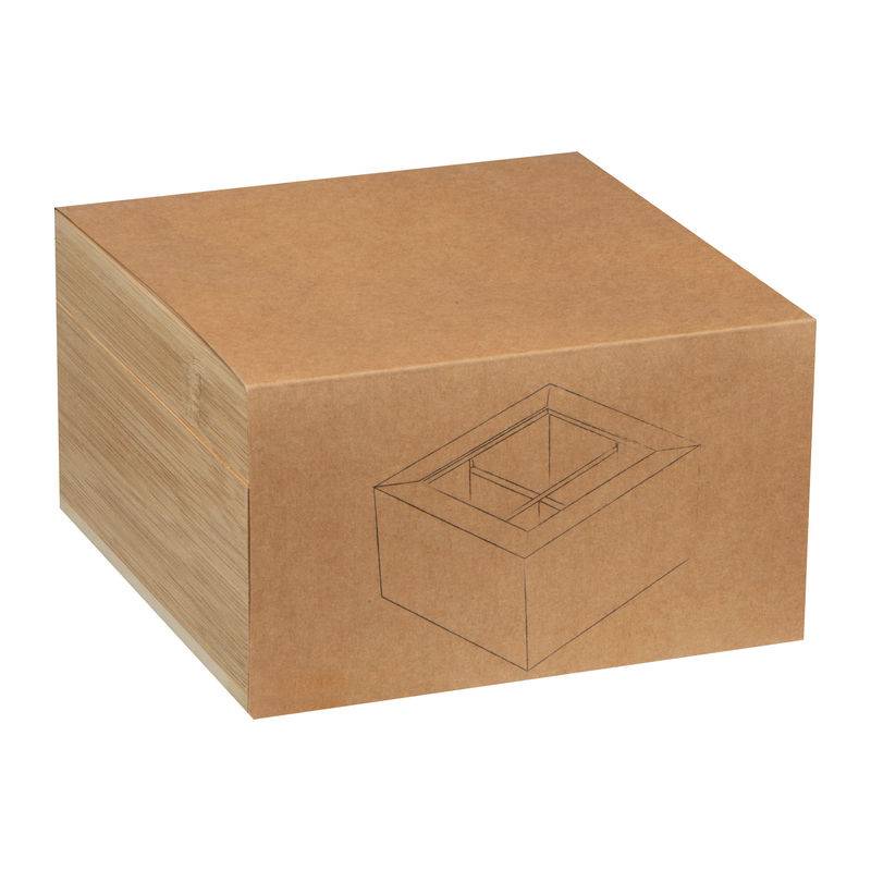 Bambusová krabička na čaj, hnedá béžová Bambusová krabička na čaj, hnedá béžová