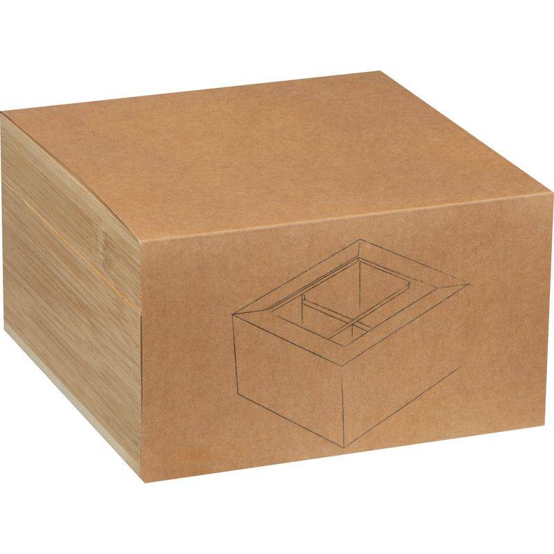 Bambusová krabička na čaj, hnedá béžová Bambusová krabička na čaj, hnedá béžová