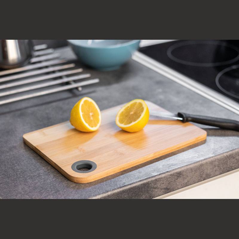 Bambusová doska na krájanie, hnedá béžová Bambusová doska na krájanie, hnedá béžová