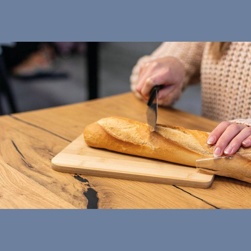 Bambusová doska na krájanie, hnedá béžová Bambusová doska na krájanie, hnedá béžová