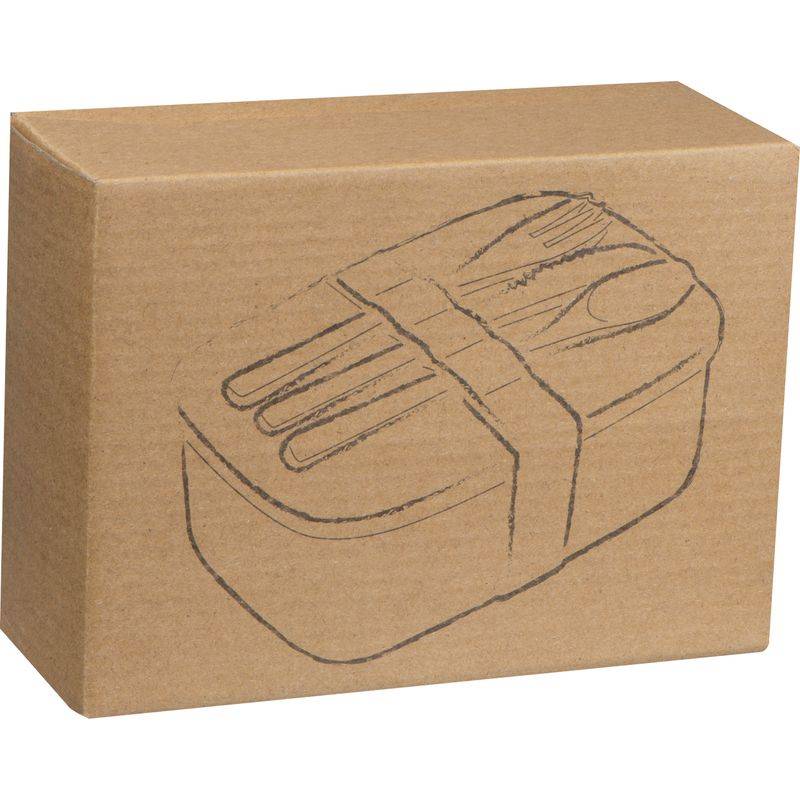 Bambusový obedár, hnedá béžová Bambusový obedár, hnedá béžová