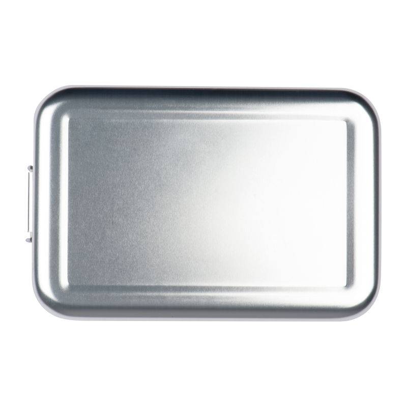 Obedár z nerezu s bambusovým vekom, sivá Obedár z nerezu s bambusovým vekom, sivá