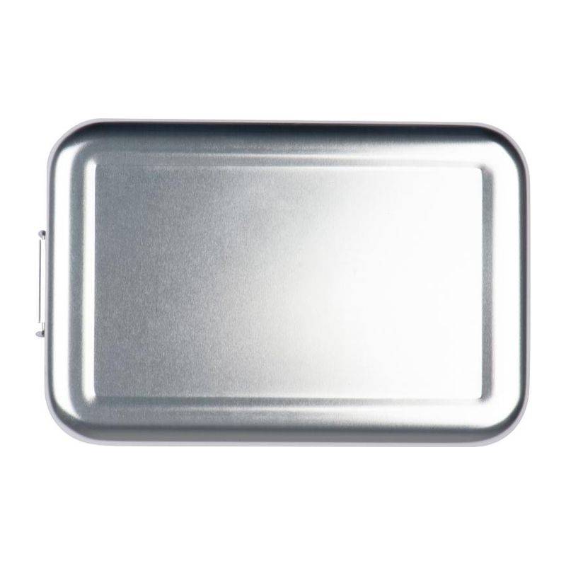 Obedár z nerezu s bambusovým vekom, sivá Obedár z nerezu s bambusovým vekom, sivá