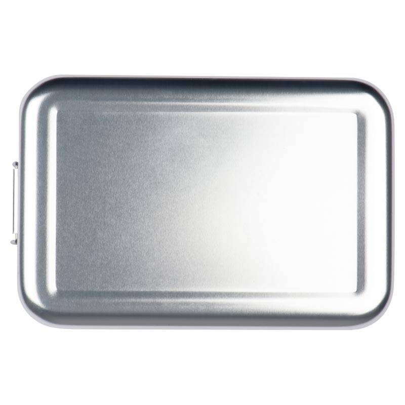 Obedár z nerezu s bambusovým vekom, sivá Obedár z nerezu s bambusovým vekom, sivá