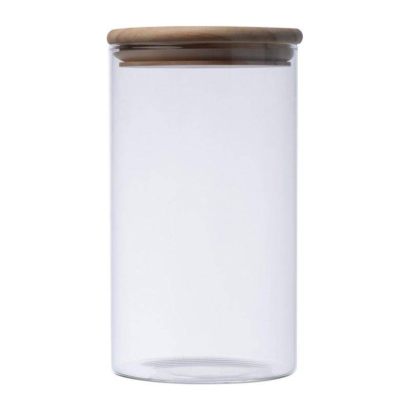 Skladovací dóza z borosilikátového skla s víčkem, 1000ml, vícebarevná Skladovací dóza z borosilikátového skla s víčkem, 1000ml, vícebarevná