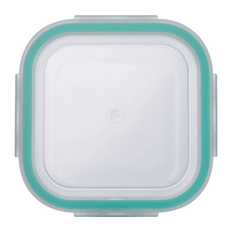 Sklenený obedár s uzamykateľným vekom, viacfarebná Sklenený obedár s uzamykateľným vekom, viacfarebná