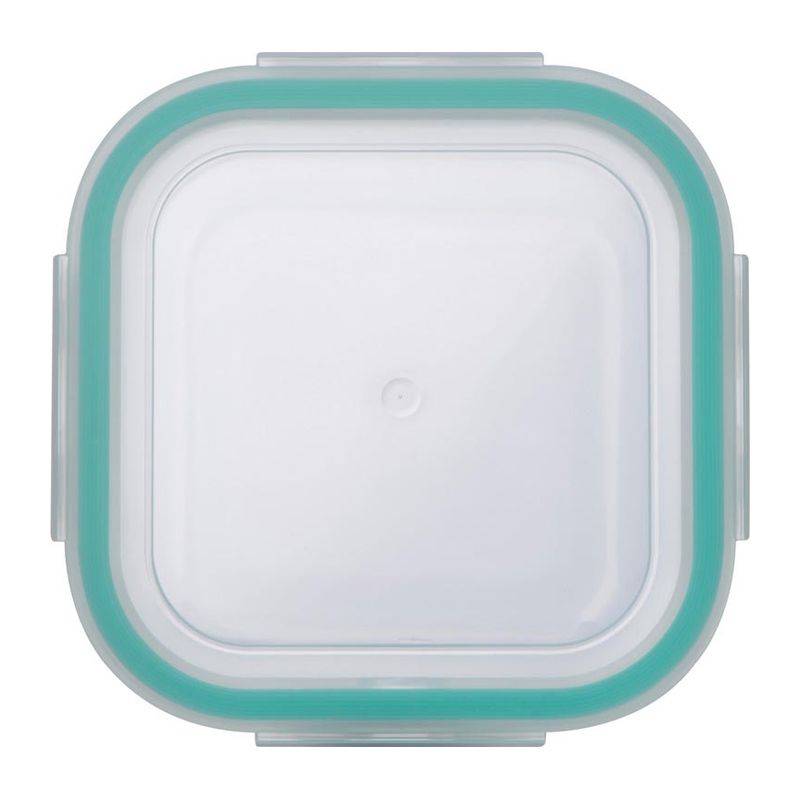 Sklenený obedár s uzamykateľným vekom, viacfarebná Sklenený obedár s uzamykateľným vekom, viacfarebná