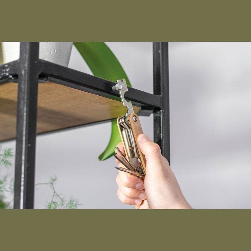 Nářadí na kolo s dřevěným povrchem, hnědá béžová Nářadí na kolo s dřevěným povrchem, hnědá béžová