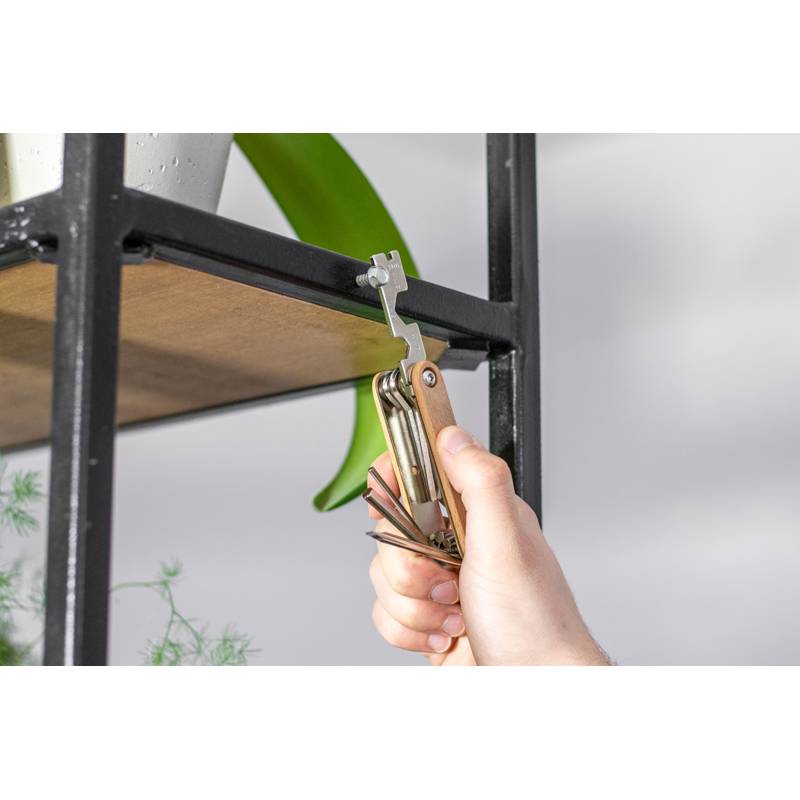 Nářadí na kolo s dřevěným povrchem, hnědá béžová Nářadí na kolo s dřevěným povrchem, hnědá béžová