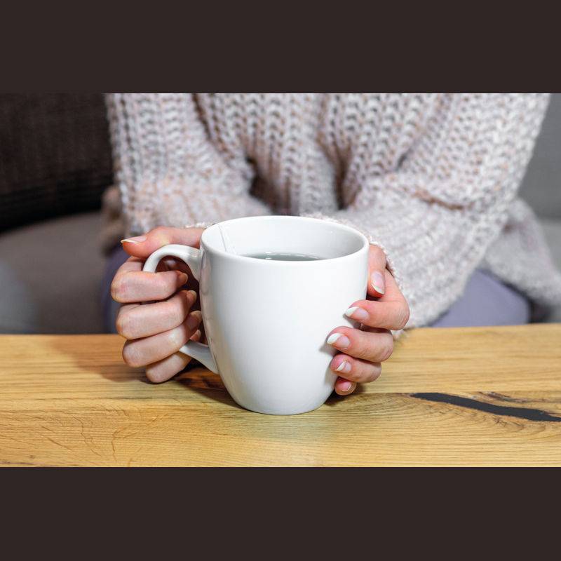 Porcelánový hrnek 400 ml, bílá Porcelánový hrnek 400 ml, bílá