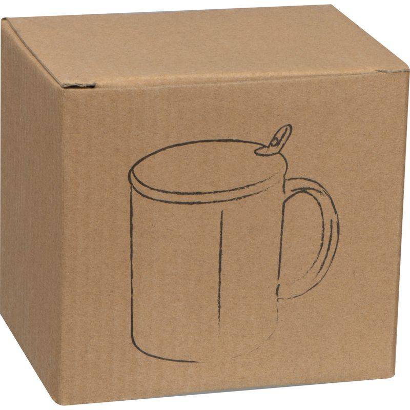 Keramický hrnek se lžičkou a bambusovým víčkem, 300ml černá Keramický hrnek se lžičkou a bambusovým víčkem, 300ml černá