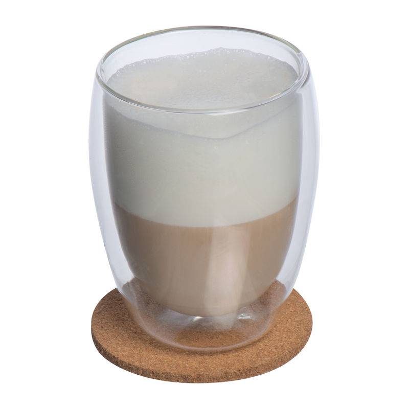 Korková podložka pod sklenici, hnědá béžová Korková podložka pod sklenici, hnědá béžová