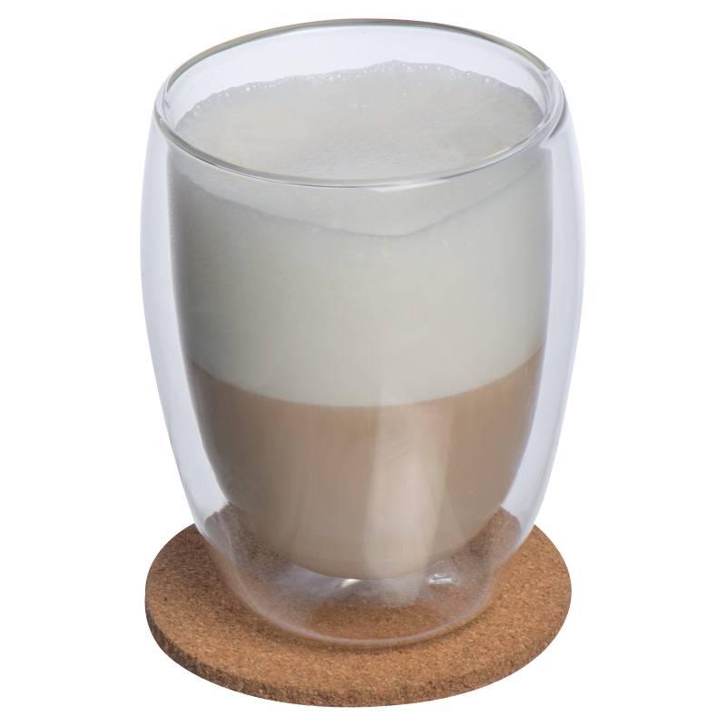 Korková podložka pod sklenici, hnědá béžová Korková podložka pod sklenici, hnědá béžová