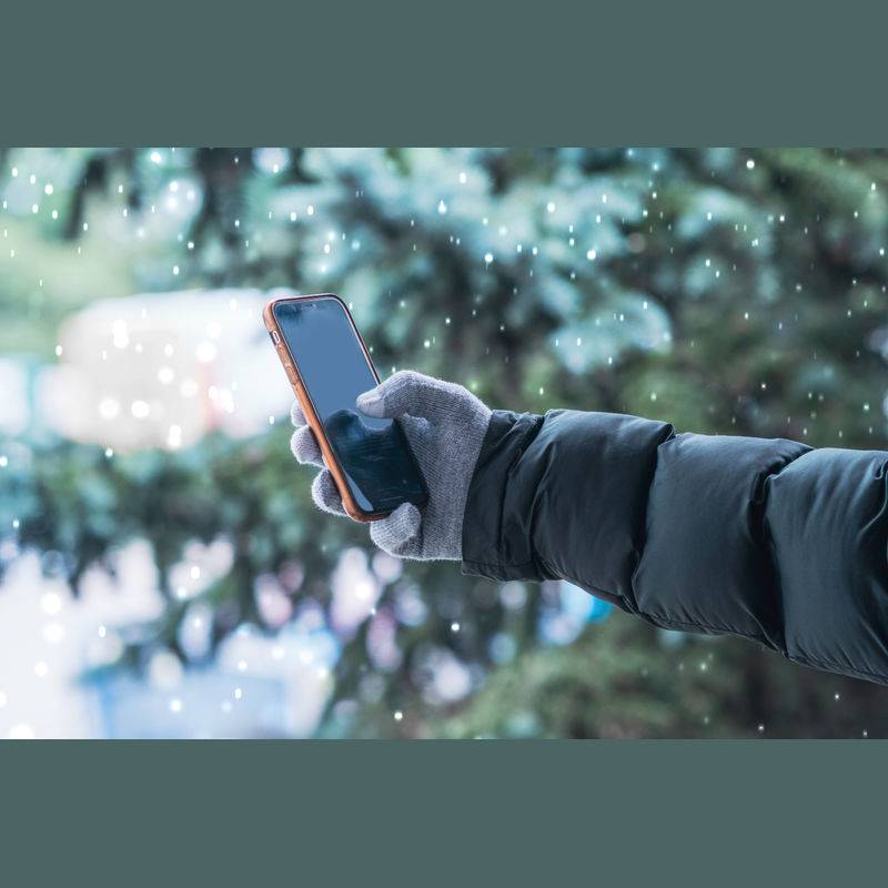 RPET rukavice, šedá RPET rukavice, šedá