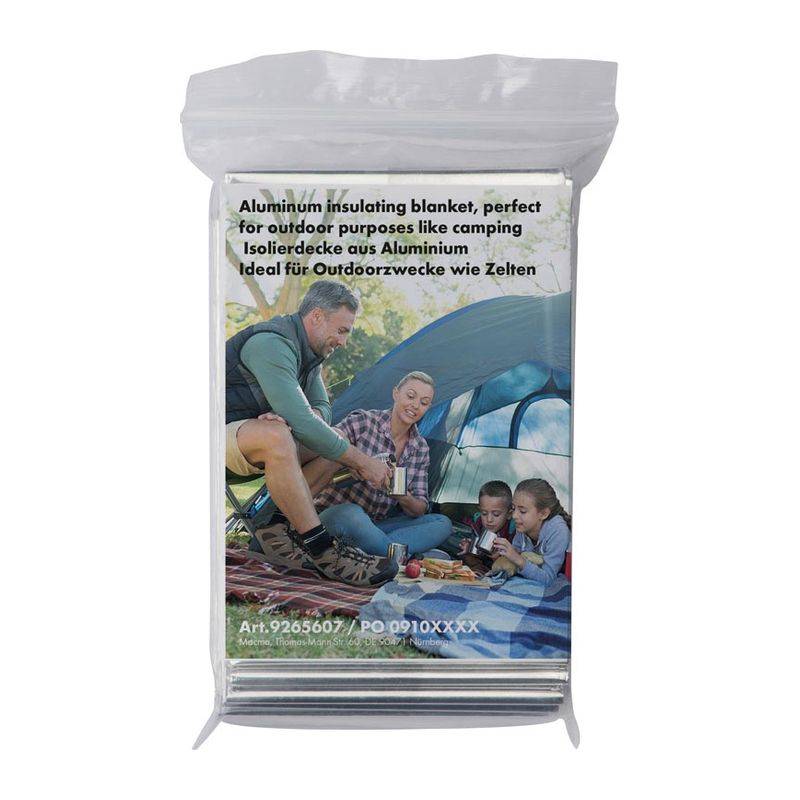 Hliníková izolační deka v sáčku, šedá Hliníková izolační deka v sáčku, šedá