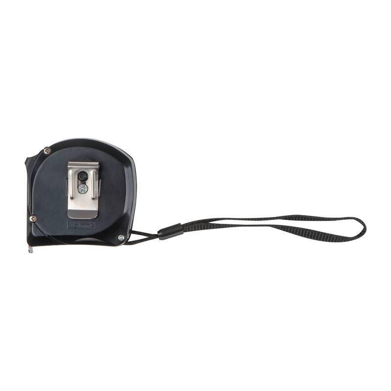 Svinovací metr s bambusovou aplikací, černá Svinovací metr s bambusovou aplikací, černá