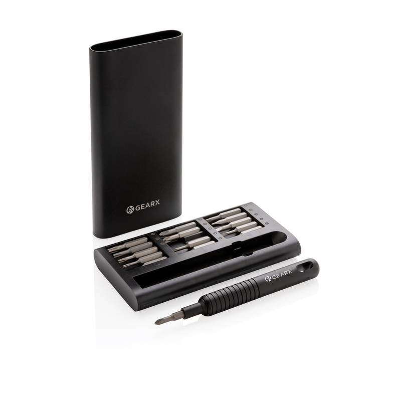 Súprava precíznych skrutkovačov 31 v 1 Gear X, čierna Súprava precíznych skrutkovačov 31 v 1 Gear X, čierna
