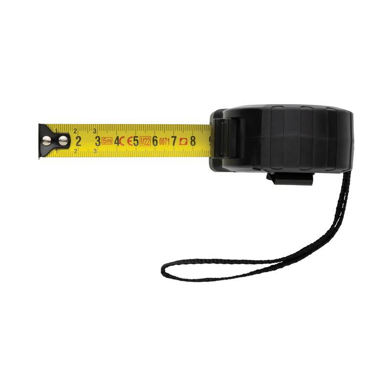 Svinovací metr 5m/19mm se stop funkcí z RCS rec. plastu, žlutá - černá Svinovací metr 5m/19mm se stop funkcí z RCS rec. plastu, žlutá - černá