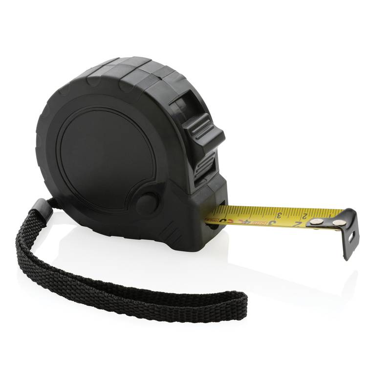 Svinovací metr 5m/19mm se stop funkcí z RCS rec. plastu, žlutá - černá Svinovací metr 5m/19mm se stop funkcí z RCS rec. plastu, žlutá - černá