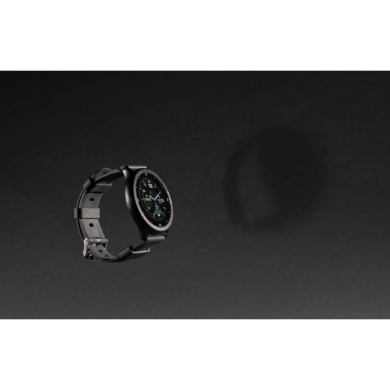 Chytré hodinky Swiss Peak z RCS recykl. TPU, čierna